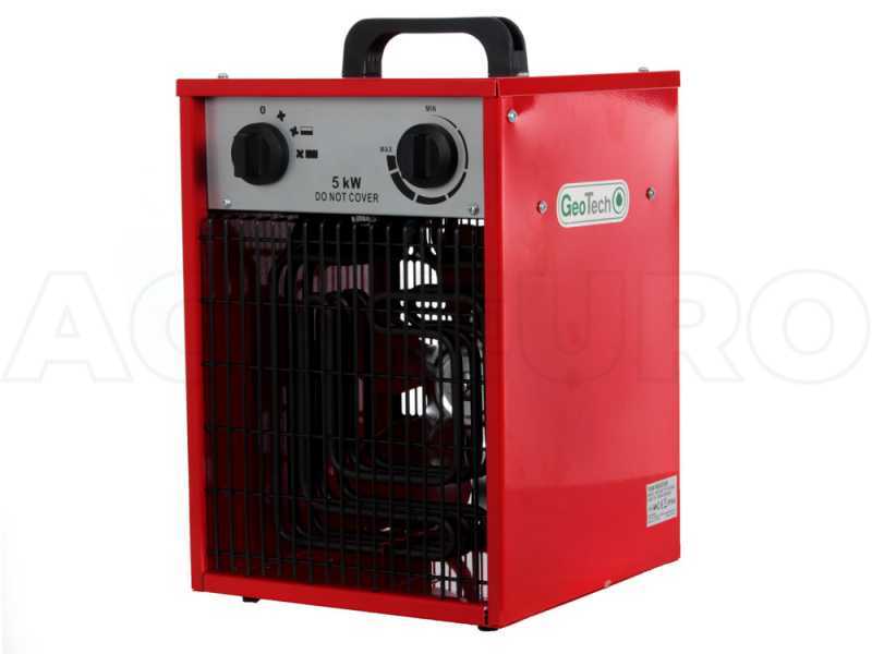 GeoTech EH 500 T - Electric Hot Air Generator with Fan - Three-phase