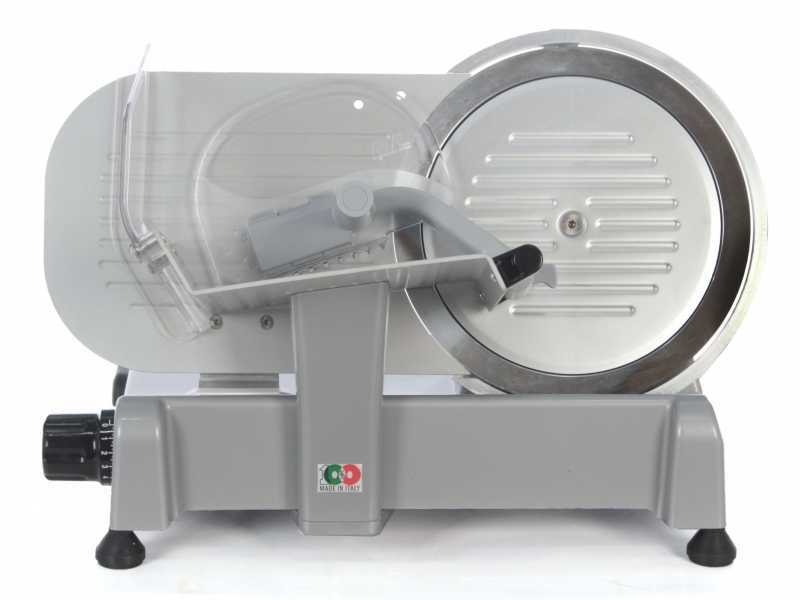 ALA 2000 GP250E SILVER - Meat Slicer with 250 mm hardened blade - 140 W