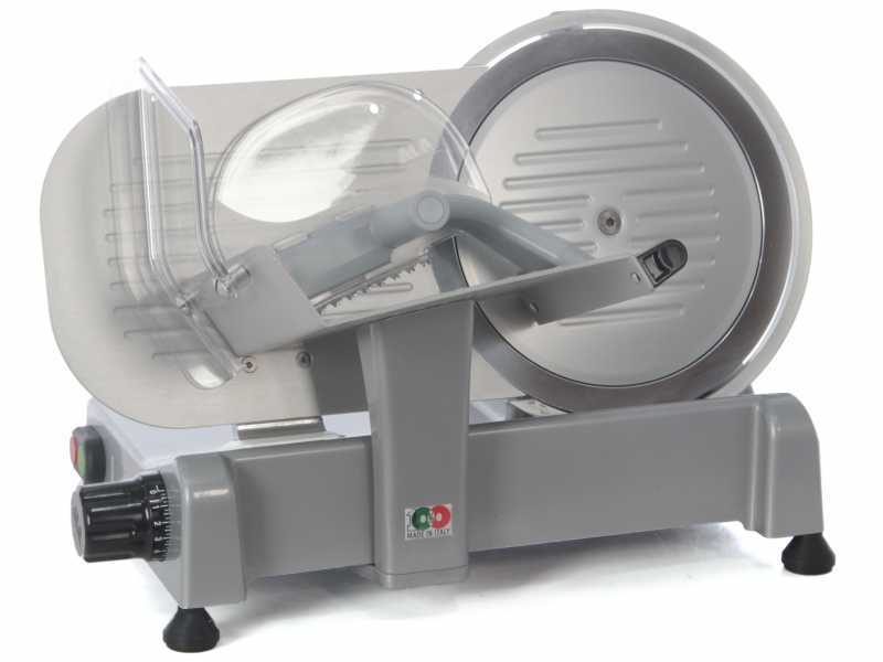 ALA 2000 GP250E SILVER - Meat Slicer with 250 mm hardened blade - 140 W