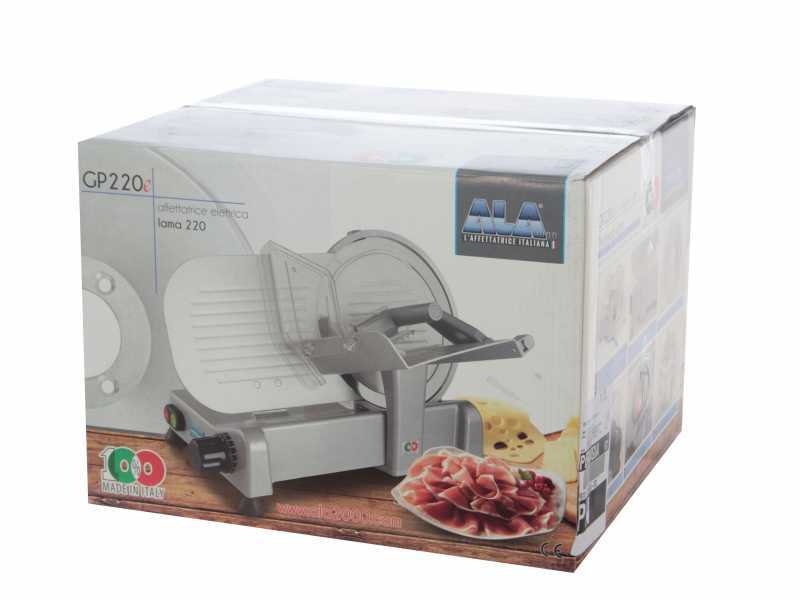 ALA 2000 GP250E SILVER - Meat Slicer with 250 mm hardened blade - 140 W