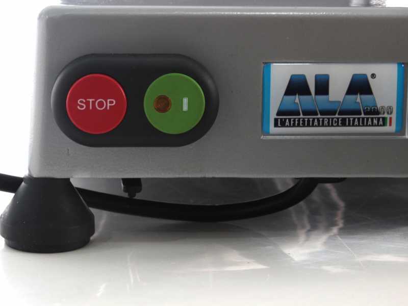 ALA 2000 GP250E SILVER - Meat Slicer with 250 mm hardened blade - 140 W