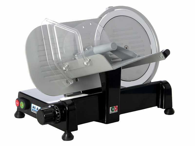 ALA 2000 GP250E BLACK - Meat Slicer with 250 mm Hardened Blade - 140W