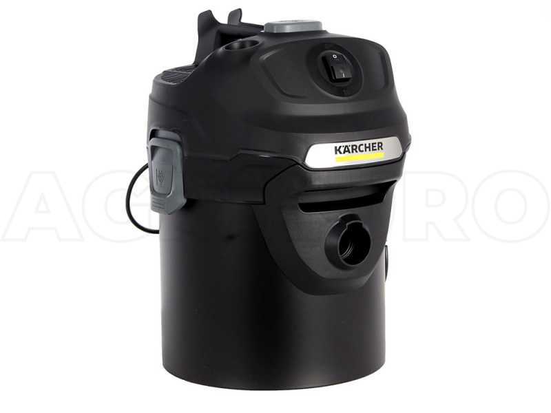 Karcher AD 2 - Ash Vacuum Cleaner with Drum - 14 L Metal Container - 600 W Engine
