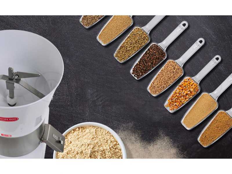 Omas Faribon F600 - Flour Mill for Domestic Use - 2200W