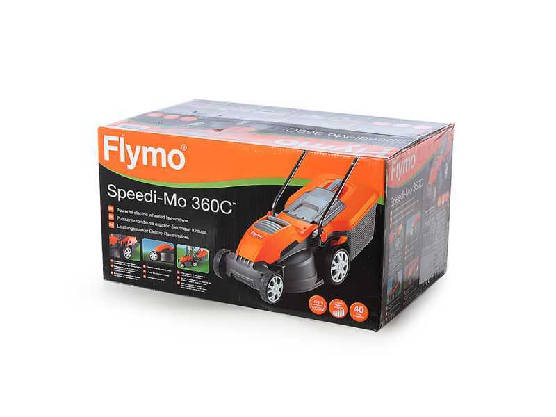 Flymo Speedi Mo 360C electric lawn mower best deal on AgriEuro