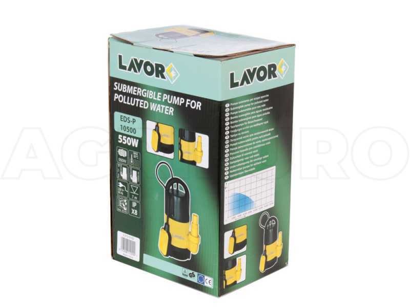 Lavor EDS-P 10500 Electric Submersible Pump for Dirty Water - 550W electric pump