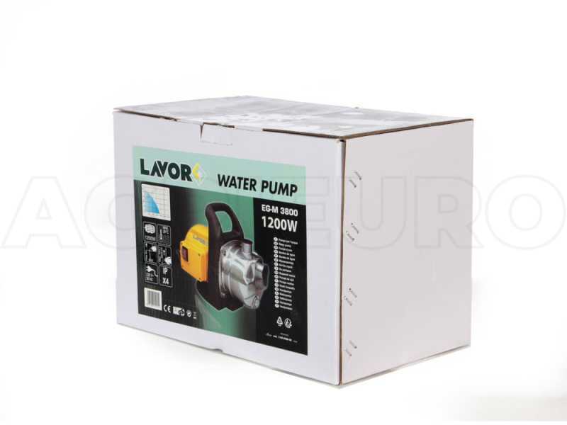Lavor EG-M 3800 Self-priming Electric Pump for Garden Irrigation - 1200W