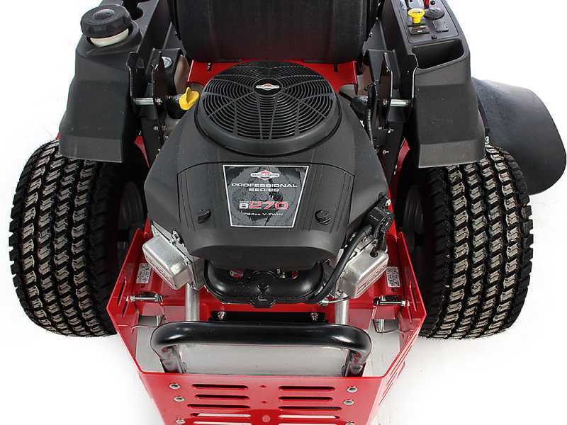 Zero turn engine outlet