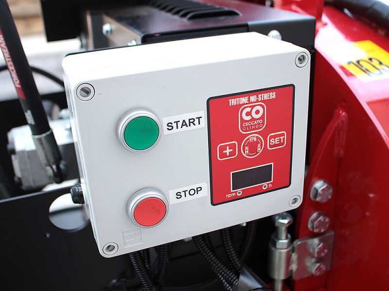 Ceccato Tritone Super Monster - Professional petrol garden shredder - Honda GX390 engine