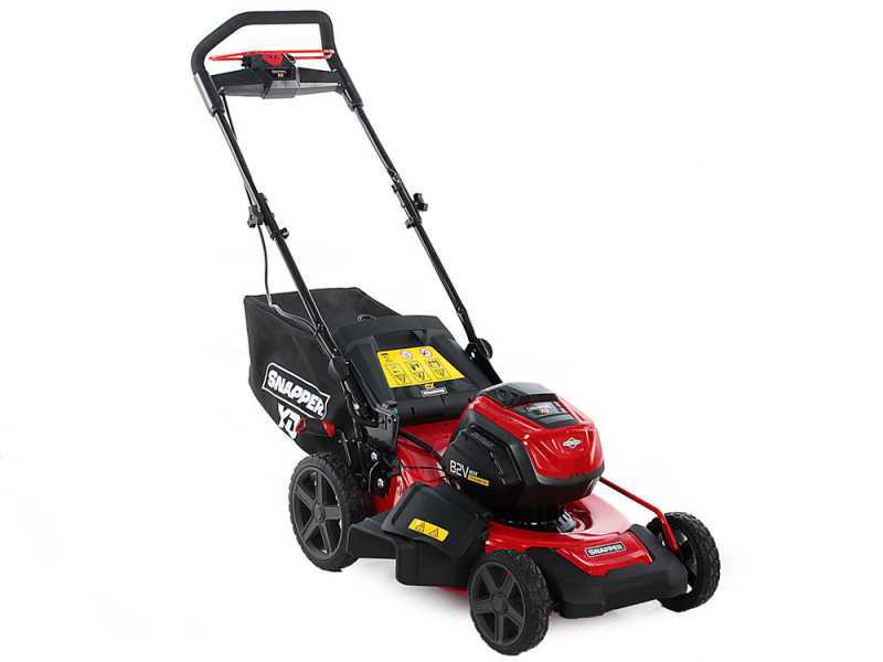 Snapper ESXD19PWM82K Battery powered Electric Lawn Mower 46 cm Cutting Width 4 in 1 Self propelled Lawn Mower