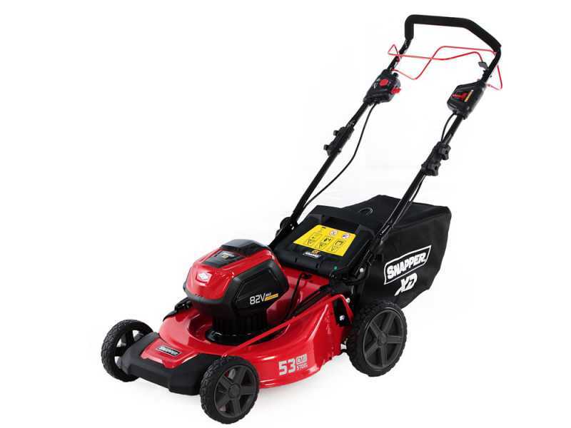 Snapper ESXD21SPWM82K Battery powered Electric Lawn Mower 51 cm Cutting Width Self propelled Lawn Mower