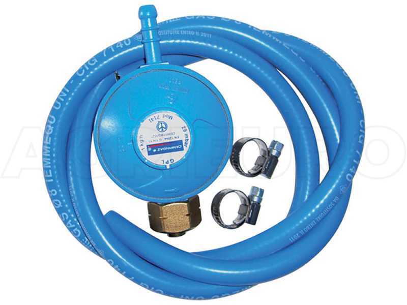 Barbecue gas reducer kit (Italy) - to connect the barbecue to the gas cylinder