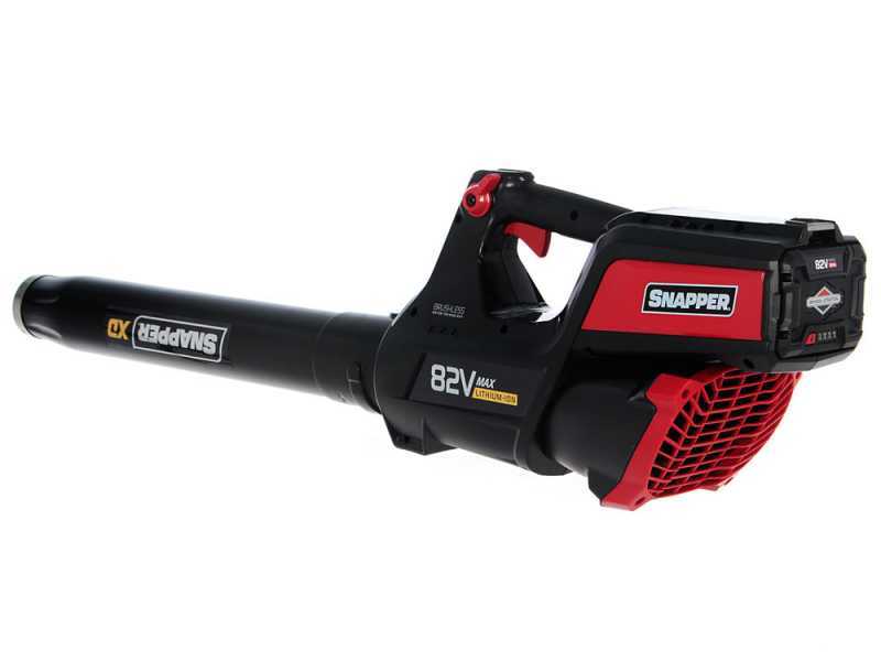 Snapper SXDBL82 Battery-powered Axial Leaf Blower - with 2 Ah/82 V Briggs&amp;Stratton Battery