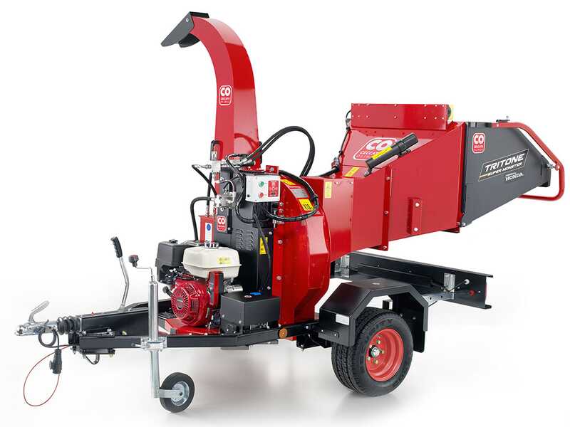 Ceccato Triton Super Monster - Professional wheeled garden shredder - Honda GX390 engine
