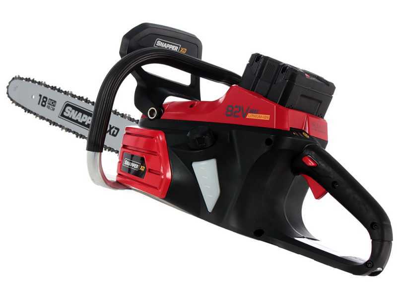 Snapper SXDCS82 electric chainsaw 82 V 4 Ah Briggs Stratton battery and charger