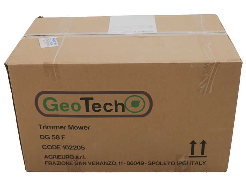 GeoTech DG 58 F - 4-stroke gasoline wheeled push brush cutter