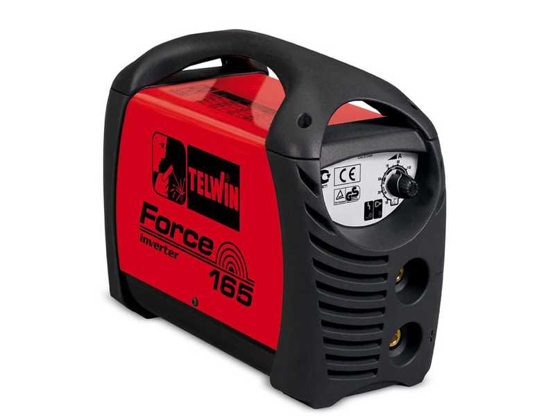 Telwin Force 165 - Inverter Welding Machine (MMA) + Helmet, Direct Current (DC)