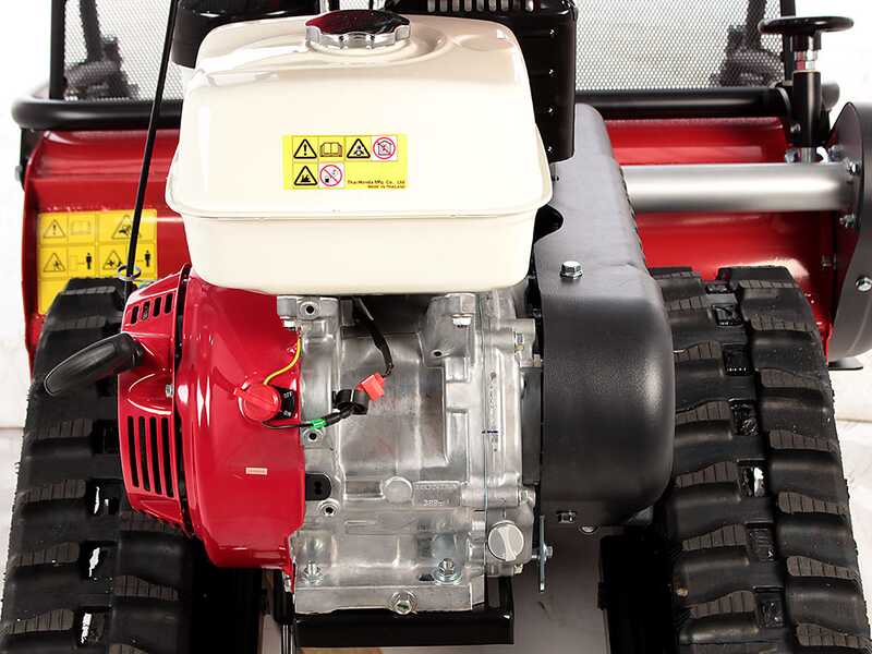 Gas powered flail on sale mower