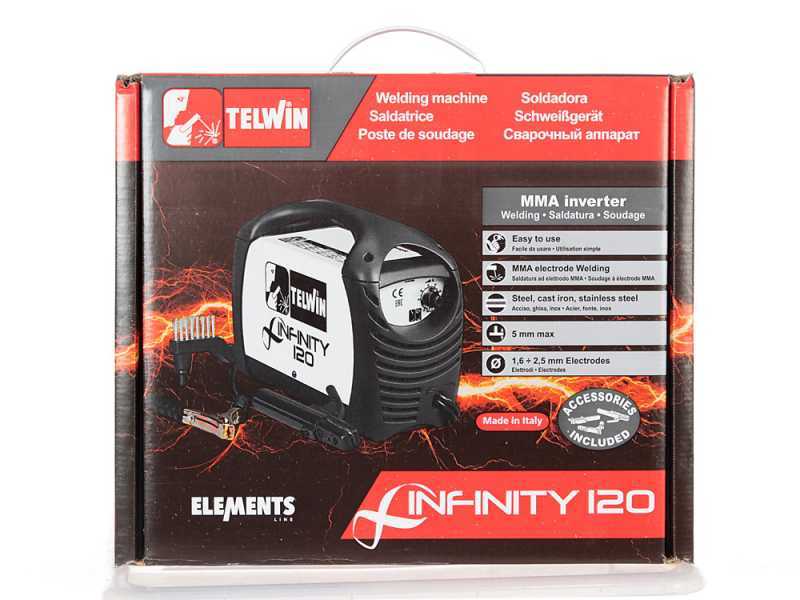 Telwin Infinity 120 MMA Inverter Welder , best deal on AgriEuro
