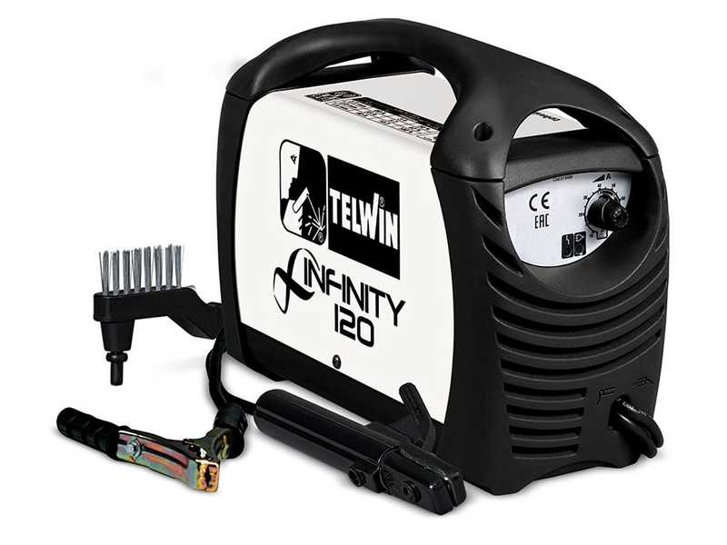 Telwin Infinity 120 Direct Current Electrode Inverter Welding Machine - 80 A - Kit