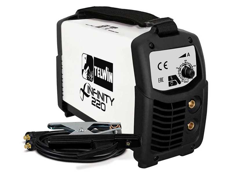 Telwin Infinity 220 Direct Current TIG and Electrode Inverter Welding Machine - 200 A - Kit