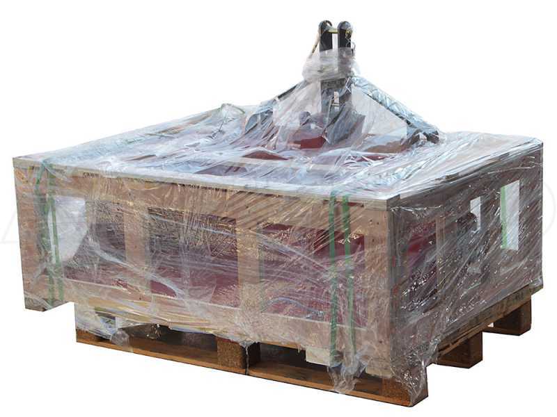GeoTech 140 cm - Tractor-mounted Rear Loader Bucket - Medium-Heavy Series - 500 Kg Loading Capacity