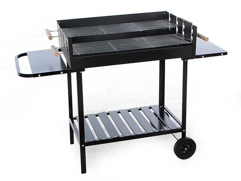 CB 280X Charcoal Barbecue with Double Grid - 75 x 50 Cooking Surface