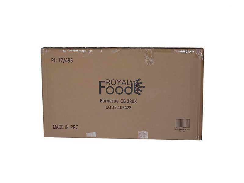 CB 280X Charcoal Barbecue with Double Grid - 75 x 50 Cooking Surface