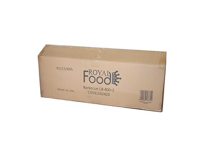 Royal Food CB 400-2 - Charcoal Barbecue and Smoker