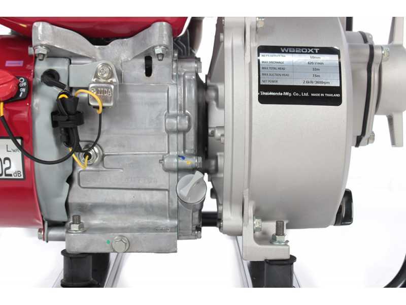 Honda WB20 Petrol Water Pump, 50 mm Fittings - 2'' - self-priming