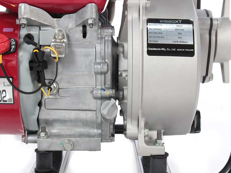 Honda WB20XT Petrol Water Pump, 50 mm Fittings - 2'' - self-priming