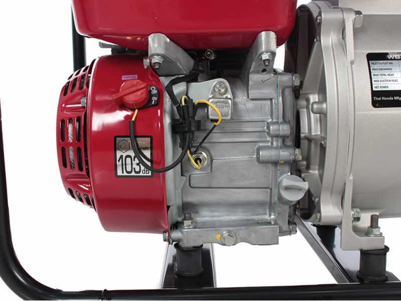 Honda WB30 Petrol Water Pump with 80 mm fittings - 3'', self-priming