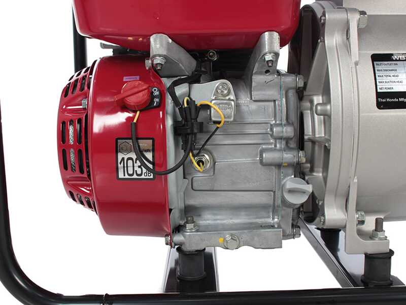 Honda WB30 Petrol Water Pump with 80 mm fittings - 3'', self-priming