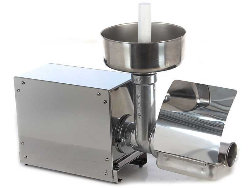 AE-SM3 INOX Electric Motor Tomato Press - 375 W - 0.5 HP