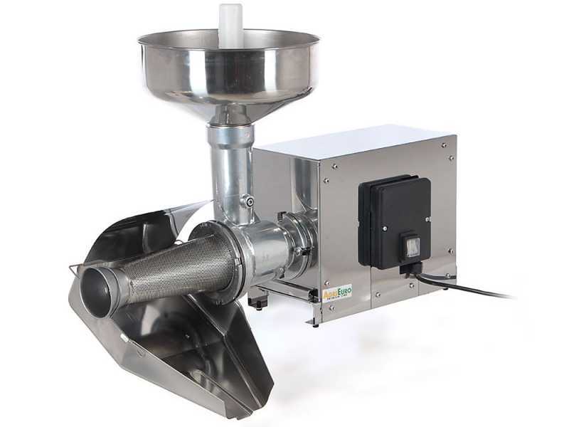 AE-SM5 INOX Electric Motor Tomato Press - 375 W - 0.5 HP