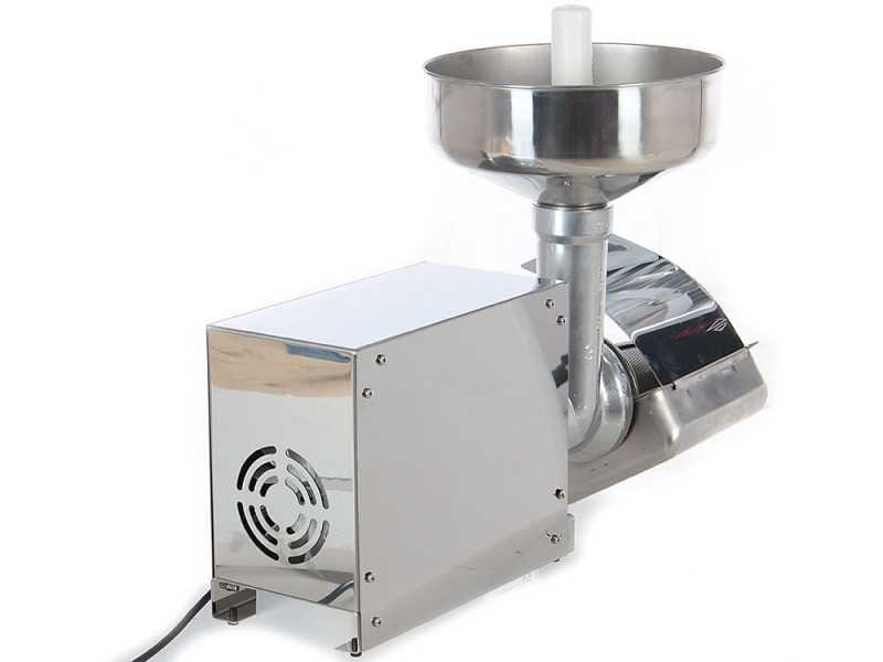 AE-SM5 INOX Tomato Press with Electric Motor - 600W - 1 HP