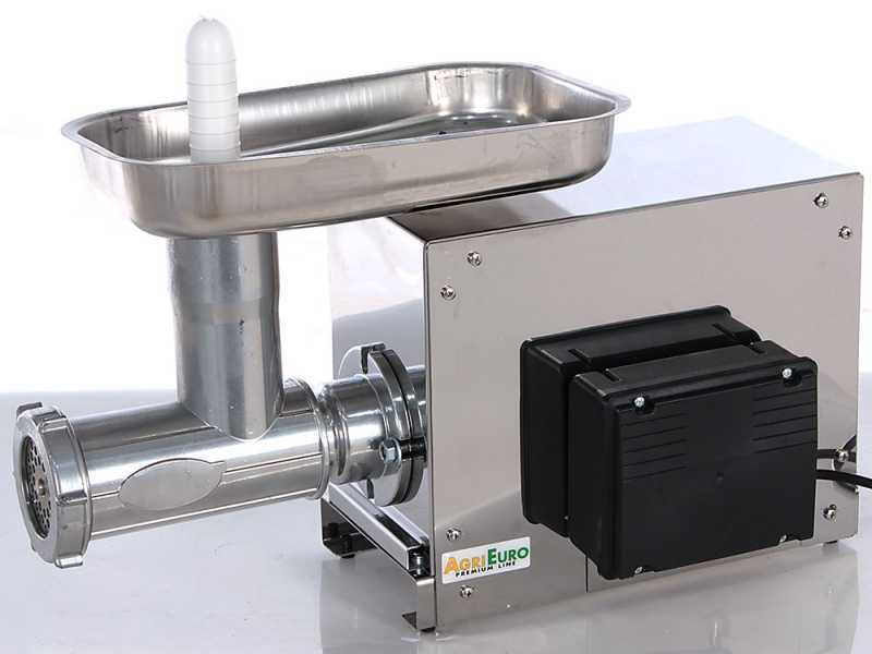 AE-SM 22 Electric Meat Grinder - 1 Hp - STAINLESS STEEL shell - 600W motor