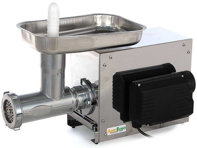 AE-SM 22 Electric Meat Grinder - 1.5 Hp - STAINLESS STEEL shell - 800W motor