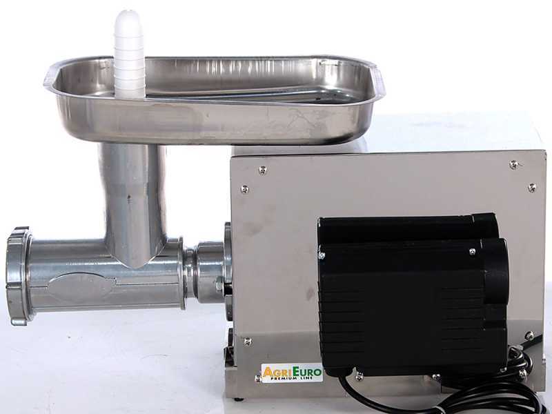 AE-SM 22 Electric Meat Grinder - 1.5 Hp - STAINLESS STEEL shell - 800W motor