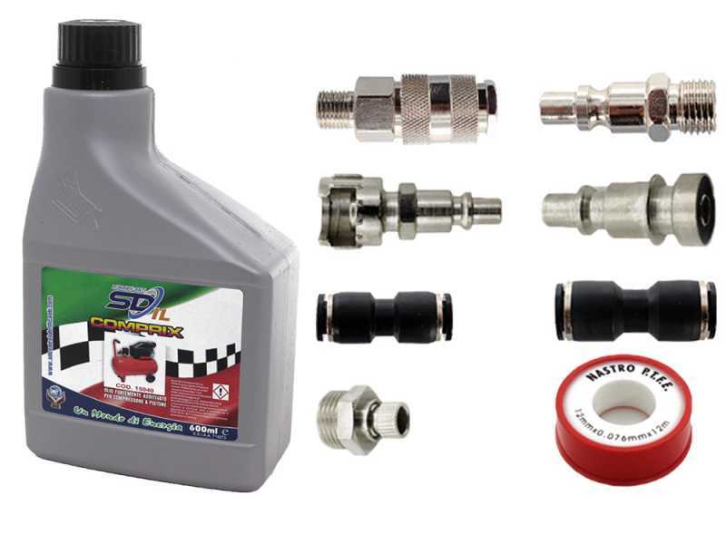 GeoTech AC 24.8.20 - Electric Air Compressor - 24 L air compressor - 2HP motor
