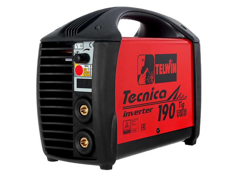 Telwin Tecnica TIG 190 DC - Inverter Welding Machine (TIG LIFT, MMA) + Kit, Direct Current (DC)