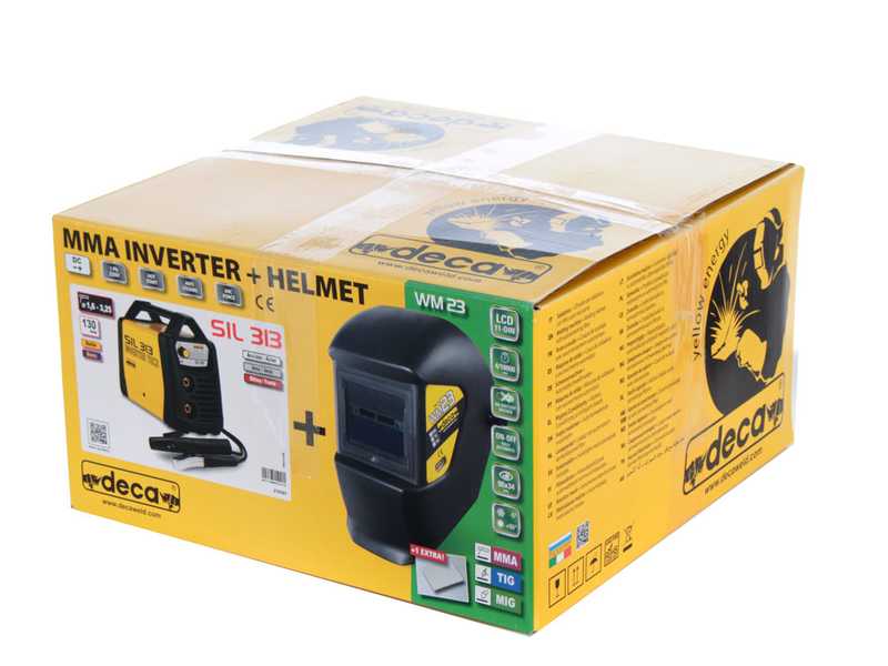 Deca SIL 313 - Inverter Welding Machine (MMA) + Mask, Direct Current (DC)
