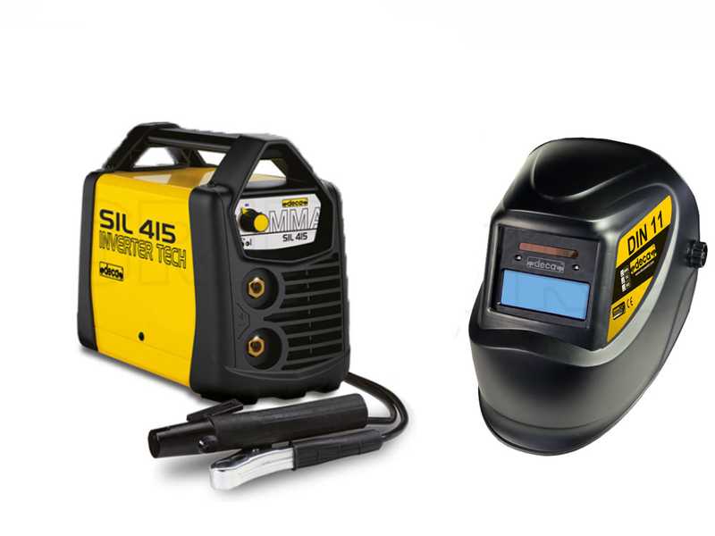 Deca SIL 415 - Inverter Welding Machine (MMA/TIG) + Mask, Direct Current (DC)