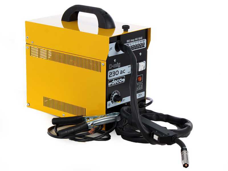 Deca D-MIG 230 AC NO GAS Continuous Wire Welding Machine - 130 A - 230V - Cored Wire