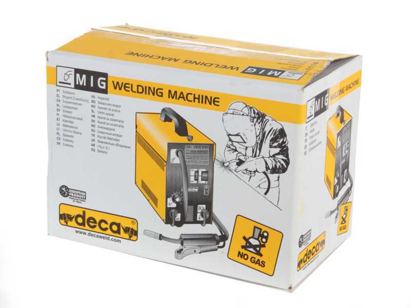 Deca D-MIG 230 AC NO GAS Continuous Wire Welding Machine - 130 A - 230V - Cored Wire
