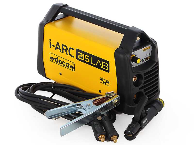 MMA Deca i-ARC 215 LAB Inverter Welding Machine - 150 A - 230V - Complete Use Kit