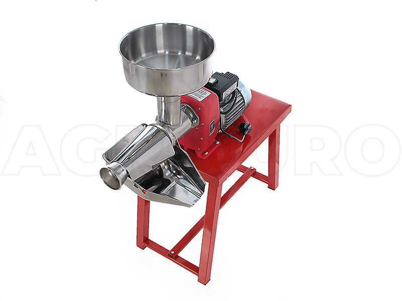 New O.M.R.A. OM-2815-EE - Tomato Press on Bench - 1400 W Electric Motor - 220V