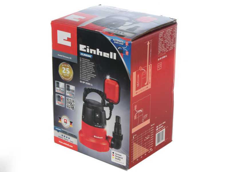Einhell GC-SP 3580 LL Electric Submersible Pump for Clean Water - 350W