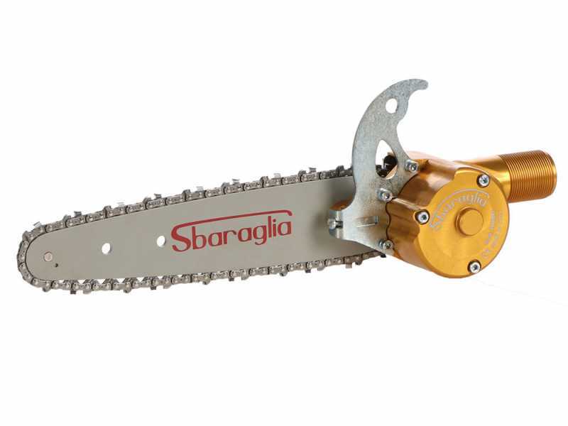 Sbaraglia Turbo Pneumatic Chain Pruner with 8" carving blade - 7-blade rotor
