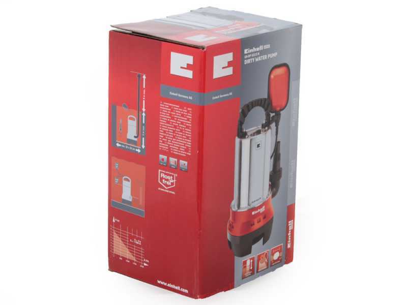 Einhell GH-DP 6315 N Electric Submersible Pump for Dirty Water - Stainless steel electric pump - 630 W